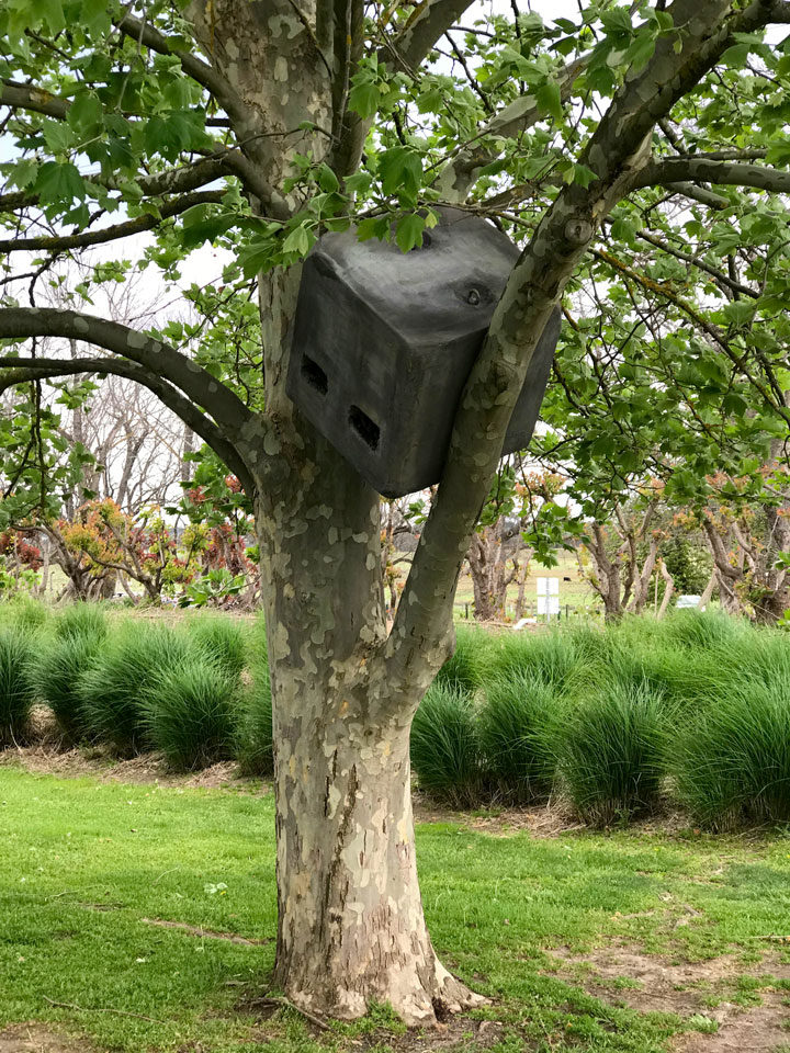 Nina Sanadze, Bollard Up the Tree 2018